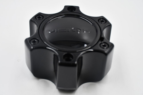 Vision 375 Warrior Wheel Gloss Black 6x135 6x5.5 Center Cap C375GB-6CDOC 6 Lug