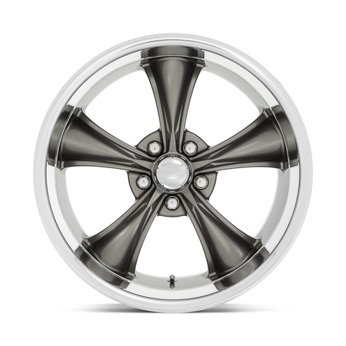 American Racing Vintage VN338 Boss TT 20x10 5x4.5 Graphite Diamond Wheel 20" 2mm