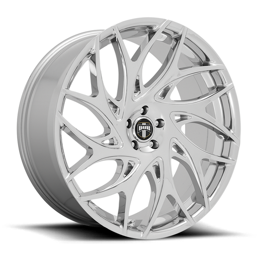 26" DUB S258 G.O.A.T. 26x10 5x5 10mm Chrome Wheel For Jeep Wrangler Gladiator