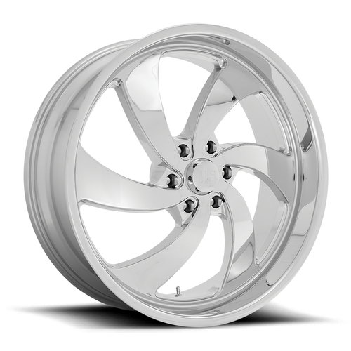 24" US Mag U132 Desperado 24x10 6x5.5 Chrome Left Wheel 25mm For Chevy GMC Jeep