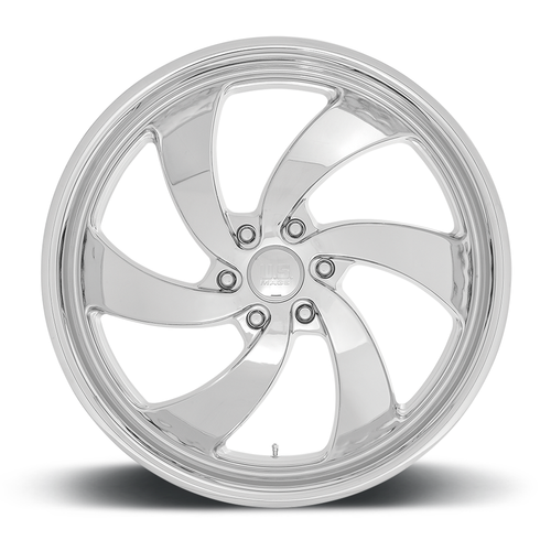 24" US Mag U132 Desperado 24x10 6x5.5 Chrome Left Wheel 25mm For Chevy GMC Jeep