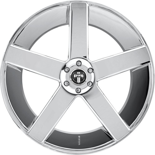 DUB 1PC S115 Baller 24x10 6x5.5 Chrome Plated Wheel 24" 19mm For Nissan Rim