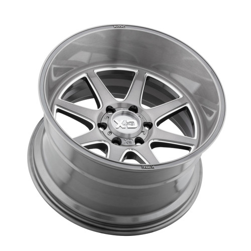 XD XD844 Pike 20x9 6x135 Titanium Brushed Milled Wheel 20" 0mm Rim
