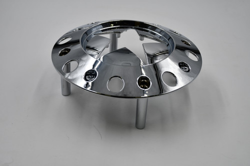 XD Series Chrome Wheel Center Cap Hub Cap (NS)1000775 8.5" No star insert w/screws