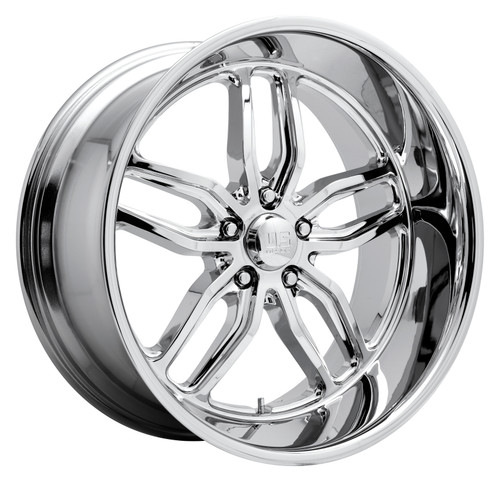 US Mag 1PC U127 Cten 18x8 5x5 Chrome Plated Wheel 18" 1mm Rim For Jeep