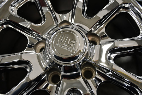 18" US Mag U110 Rambler 18x7 5x4.5 1mm Wheel Chrome Plated Classic Vintage Rim