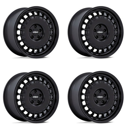 Set 4 19" Rotiform RC205 PMF Matte Black 19x8.5 Wheels 5x112  45mm Rims