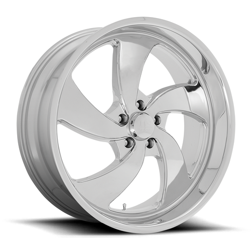 24" US Mag 1PC U132 Desperado 24x9 5x5.0 Chrome Left Wheel 1mm For Chevy GMC Rim