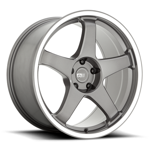 Motegi MR151 CS5 19x9.5 5x120 Gunmetal With Machined Lip Wheel 19" 40mm Rim