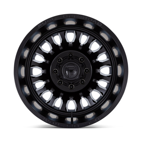 20" Fuel D867 Arc Dually Blackout 20x8.25 Wheel 8x210 -201mm Rear Truck Rim