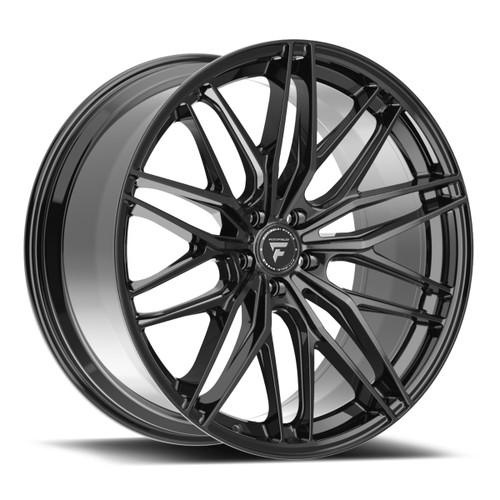 22" Fittipaldi Street FS372B 22x9 5x4.5 35mm Wheel Gloss Black Rim