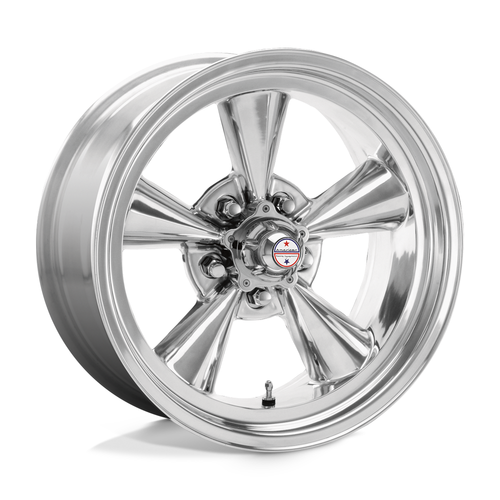 American Racing Vintage VN109 TT O 15x8.5 5x4.75 Polished Wheel 15" -24mm Rim