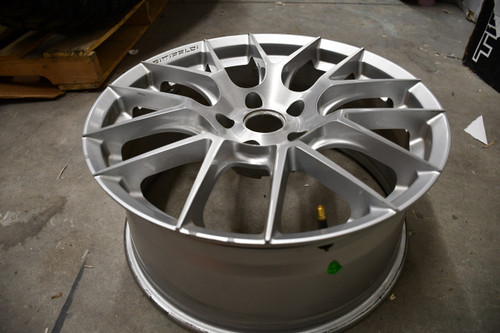 Single 19x8.5 Fittipaldi 360 Brushed Silver Wheel 5x120 30mm Rim Takeoff