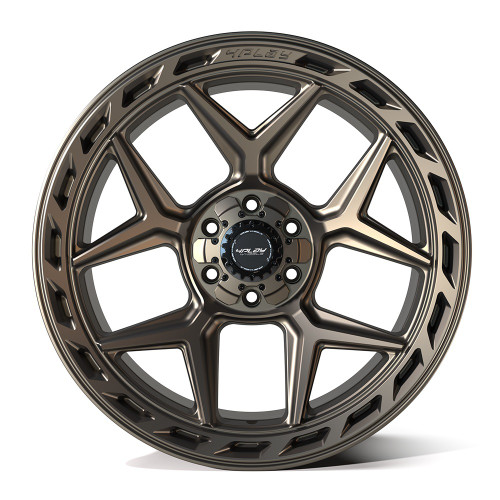 20" 4PLAY 4P55 Bronze 20x10 6x5.5 6x135 -18mm For Chevy GMC Ram Ford Cadillac Rim