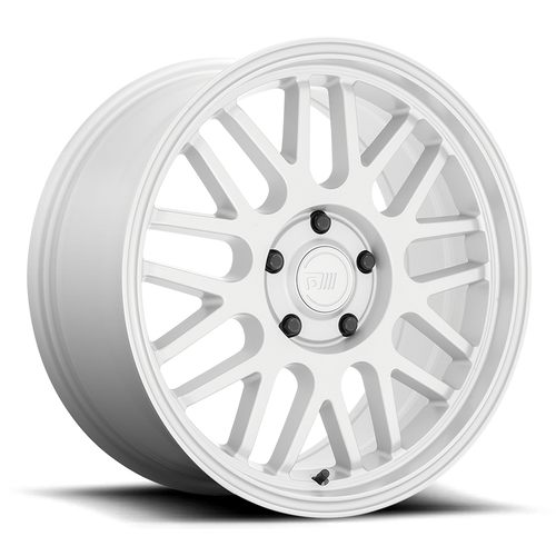 Motegi MR144 M9 18x8.5 5x120 Hyper Silver Wheel 18" 42mm Rim