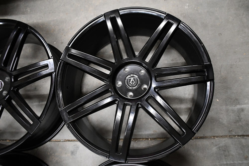 Set 4 26x10 Axe EX26 Gloss Black 5x5 28mm Wheels Fit Jeep Grand Cherokee 99-25