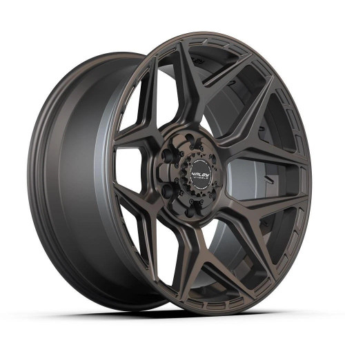 Set 4 20" 4PLAY 4P06 Satin Black 20x9 6x5.5 6x135 0mm Wheels Truck Suv Rims
