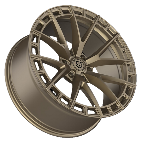 22" TIS Motorsports 504BZ Bright Satin Bronze 22x10 Wheel 6x135 +24mm Rim