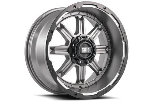 20" Grid Offroad GD10 20x9 6x4.5 35mm Wheel Matte Anthracite Rim