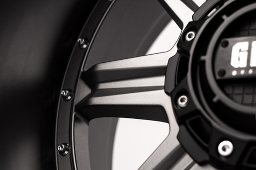 18" Grid Offroad GD10 18x9 6x135 6x5.5 0mm Wheel Matte Anthracite Truck Rim