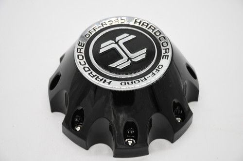 Hardcore Gloss Black Wheel Center Cap Hub Cap C-481-1-B 6.5"