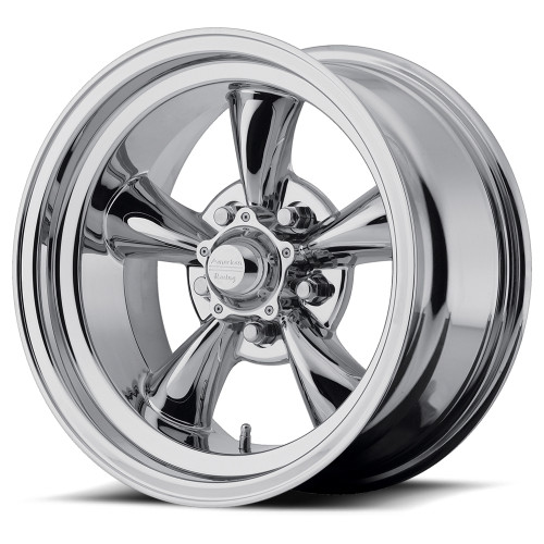 American Racing Vintage VN605 Torq Thrust D 15x7 5x4.75 Chrome Wheel 15" -6mm