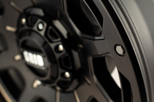 20" Grid Offroad GD15 20x9 6x120 10mm Wheel DDT Matte Black Lip For Chevy GMC