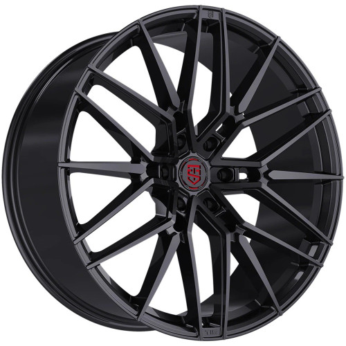 24" TIS Motorsports 506B 24x10 6x5.5 24mm Gloss Black For Chevy GMC Ram Cadillac