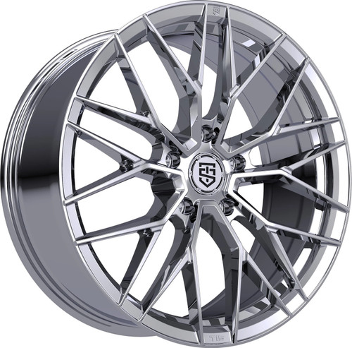 Set 4 18" TIS Motorsports 505C 18x8 5x120 35mm Wheels Chrome Plated Rims