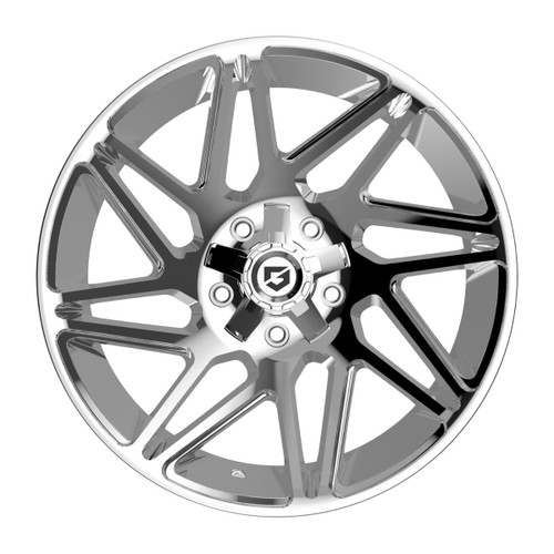 20" Gear Off Road 777C Vortex Chrome Plated 20x9 5x5 5x5.5 00mm For Jeep Dodge