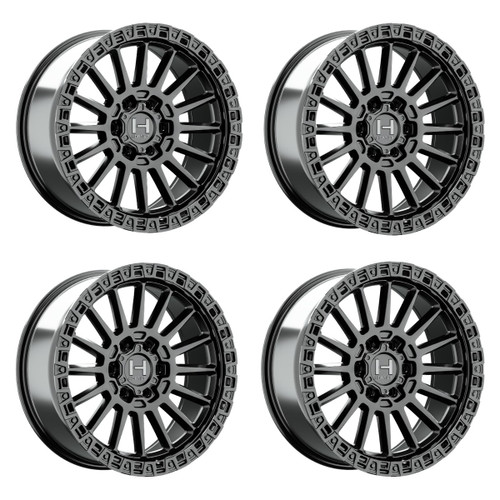 Set 4 17" Hostile H137 Battle 17x9 6x5.5 0mm Wheels Asphalt Truck Suv Rims