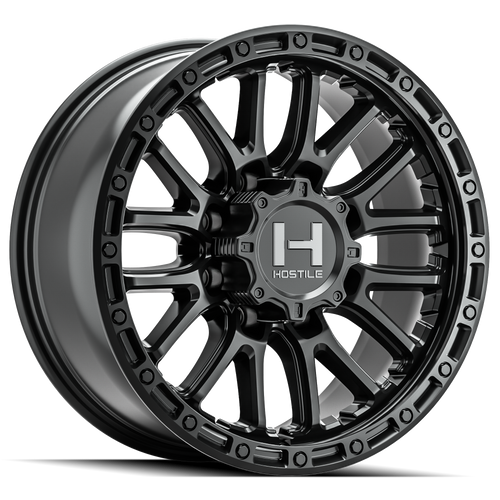 20" Hostile H135 Ridgecrest 20x9 8x170 1mm Wheel Asphalt For Ford F250 F350 Rim
