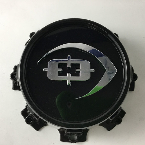 Vision 421 Cannibal Gloss Black 8 Lug Center Cap 8x180 C421GB-180