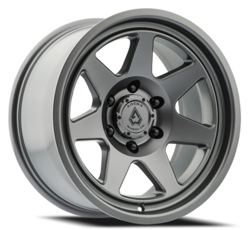 Set 4 17" Arena Ridge 17x8.5 6x135 0mm Satin Gun Metal Wheels Truck Suv Rims