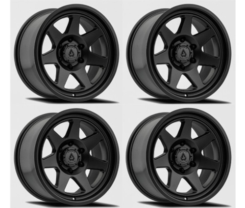 Set 4 20" Arena Ridge 20x9 5x5 0mm Satin Black Wheels For Jeep Truck Rims