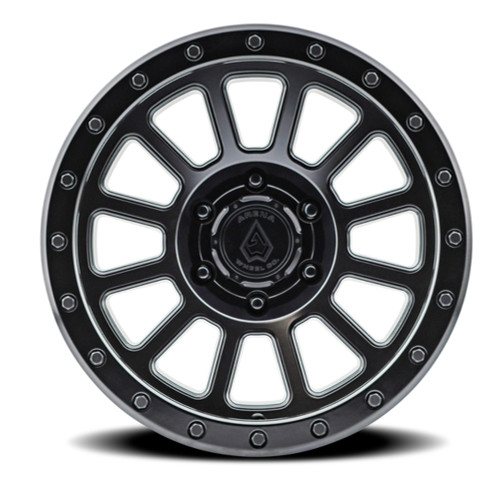 17" Arena Ammo 17x9 6x135 0mm Satin Black Wheel For Ford Lincoln Truck Suv Rim