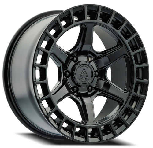 17" Arena Torque 17x9 6x5.5 -12mm Satin Black Wheel For Chevy GMC Ram Cadillac