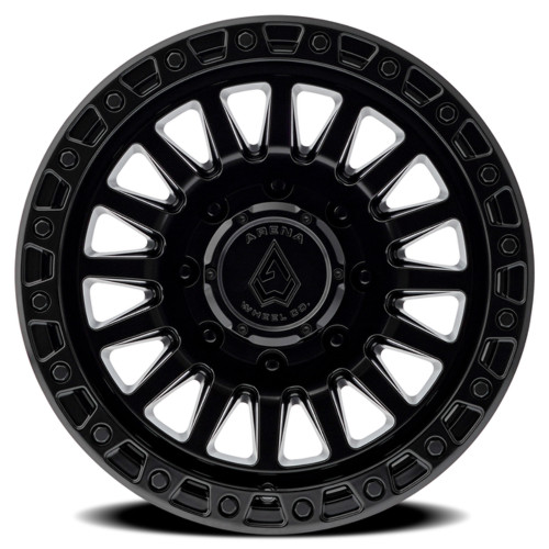 18" Arena Trophy 18x9 8x170 0mm Satin Black Wheel For Ford F250 F350 Truck Rim