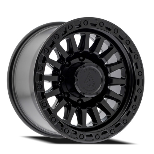17" Arena Trophy 17x9 8x6.5 0mm Satin Black Wheel For Chevy GMC Ram Ford Rim
