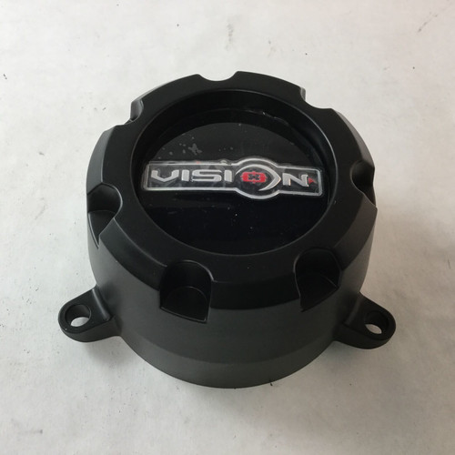 Vision Off Road Manx 398 Matte Black Center Cap C398MB-6V Fits 6x5.5 and 6x135