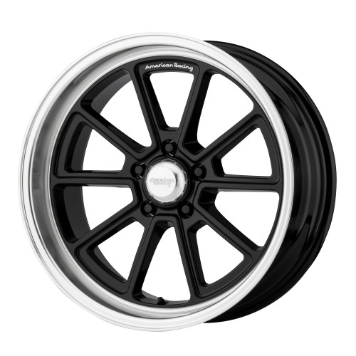 American Racing Vintage VN510 Draft 20x8.5 5x5 Black Diamond Cut Wheel 20" 6mm