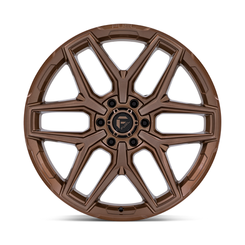 22" Fuel Flux 22x12 6x135 -44mm Platinum Bronze Wheel For Ford Lincoln Truck Rim