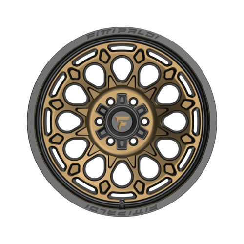 20" Fittipaldi Off Road FA22 20x10 8x6.5 -19mm Gloss Bronze Gloss Black Lip Rim