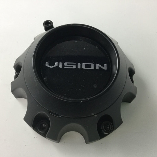 Vision 416 Se7en 417 Creep 6 Lug Satin Black Center Cap 6x5.5 6x135 C416SB-6V