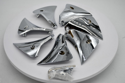 Grid Off-Road Chrome Wheel Center Cap Hub Cap GRW121CHINR Fits GD01 20x10 Right Wheel