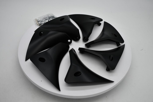 Grid Off-Road Black Wheel Center Cap Hub Cap 7129-2212-L-RST Fits GD01 22x12 Left Wheel