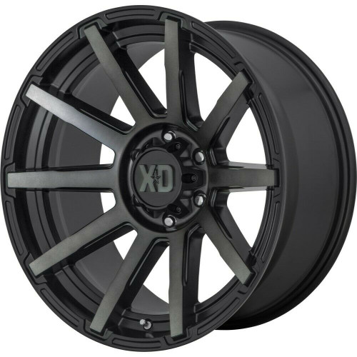 XD XD847 Outbreak 22x10 8x6.5 Satin Black With Gray Tint Wheel 22" -18mm Rim