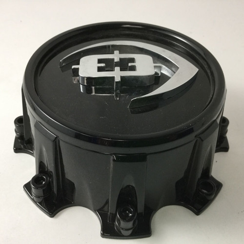 Vision 421 Cannibal 8 Lug Wheel Center Hub Cap Gloss Black C421GB-8 8x170 8x5.5