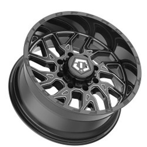 18" TIS 544BM 2.0 Gloss Black w/Milled Accents 18x9 Wheel 5X5.00 5X5.50 +00mm Rim