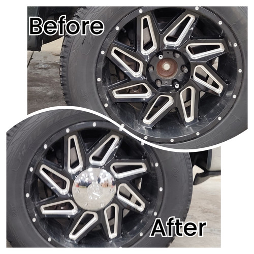 Set of 4 chrome RO center caps for 6 lug wheels with 14mm x 1.5 lug hardware and universal fitment for 6x132 6x135 and 6x5.5 truck applications.